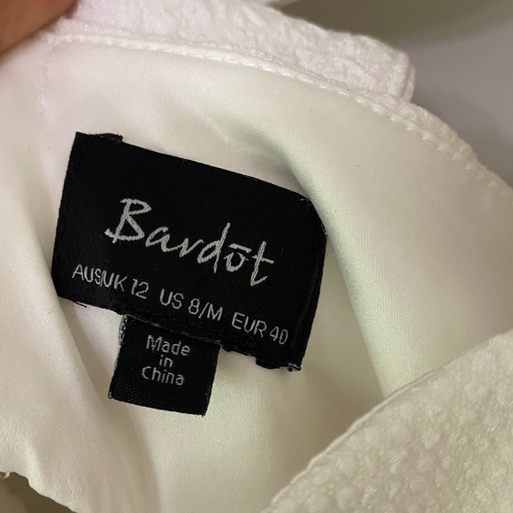 Bardot Ashley Frill White Mini Dress - Picture 10 of 10